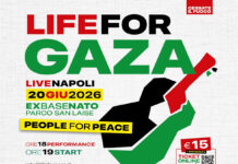 Life for Gaza-People for Peace. A Napoli il 20 giugno alle 18.00